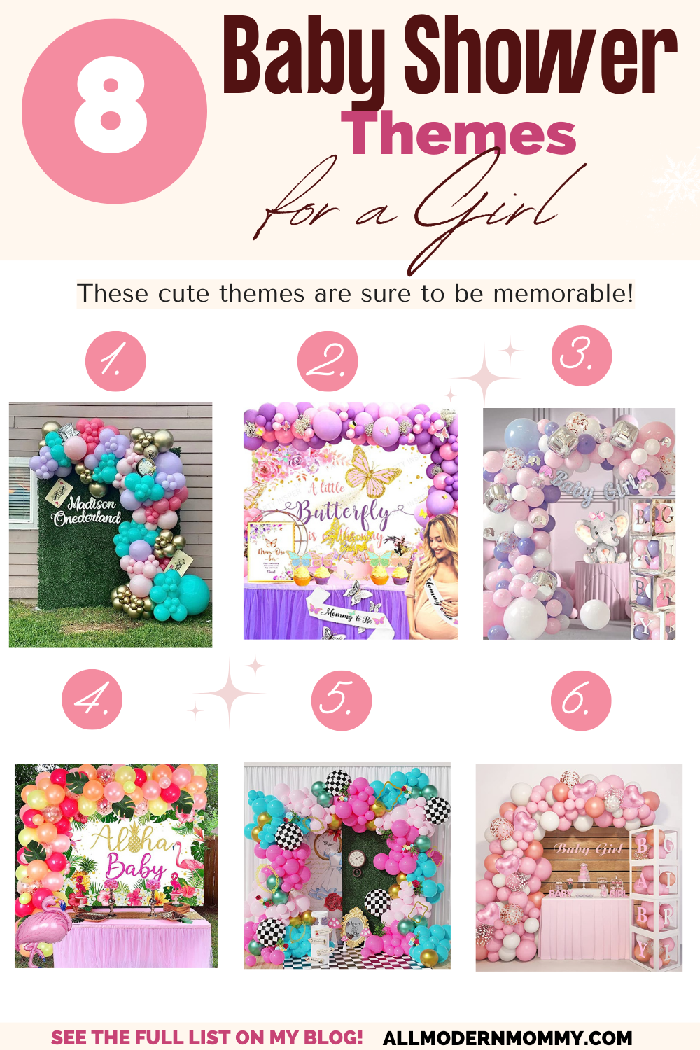 baby shower themes for a girl 