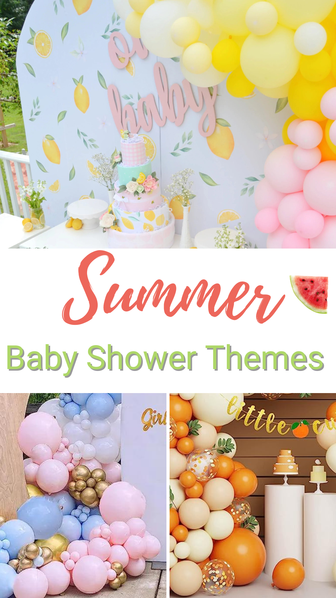 25 creative summer baby shower themes