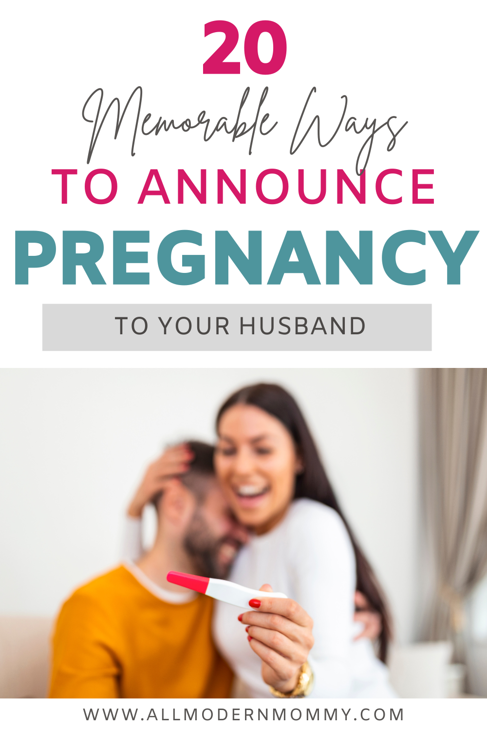 pregnancy announcement to husband 