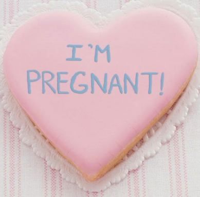 i'm pregnant cake 
