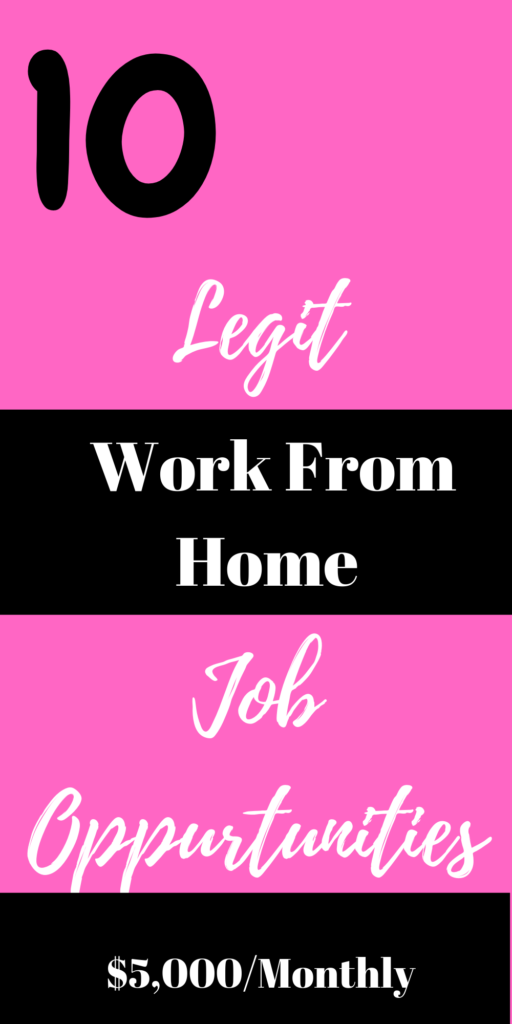 work from home jobs for stay at home moms