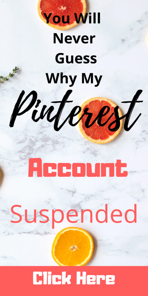 pinterest account suspended 