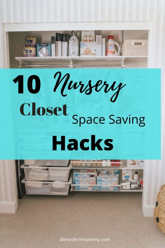 nursery closet space saving 