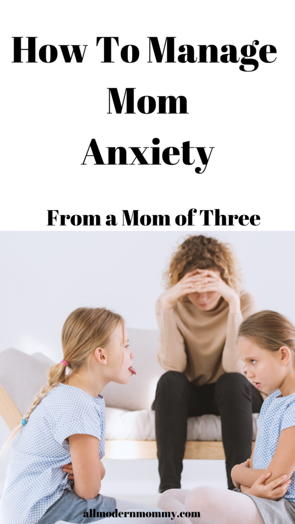 mom stressed out kids arguring 