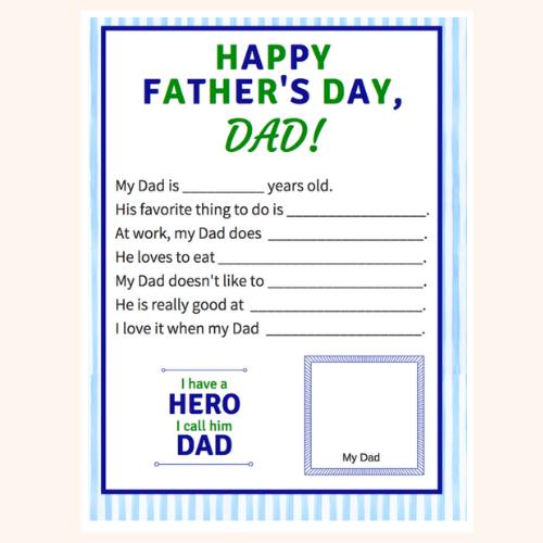 Printable Free Father’s Day Cards
