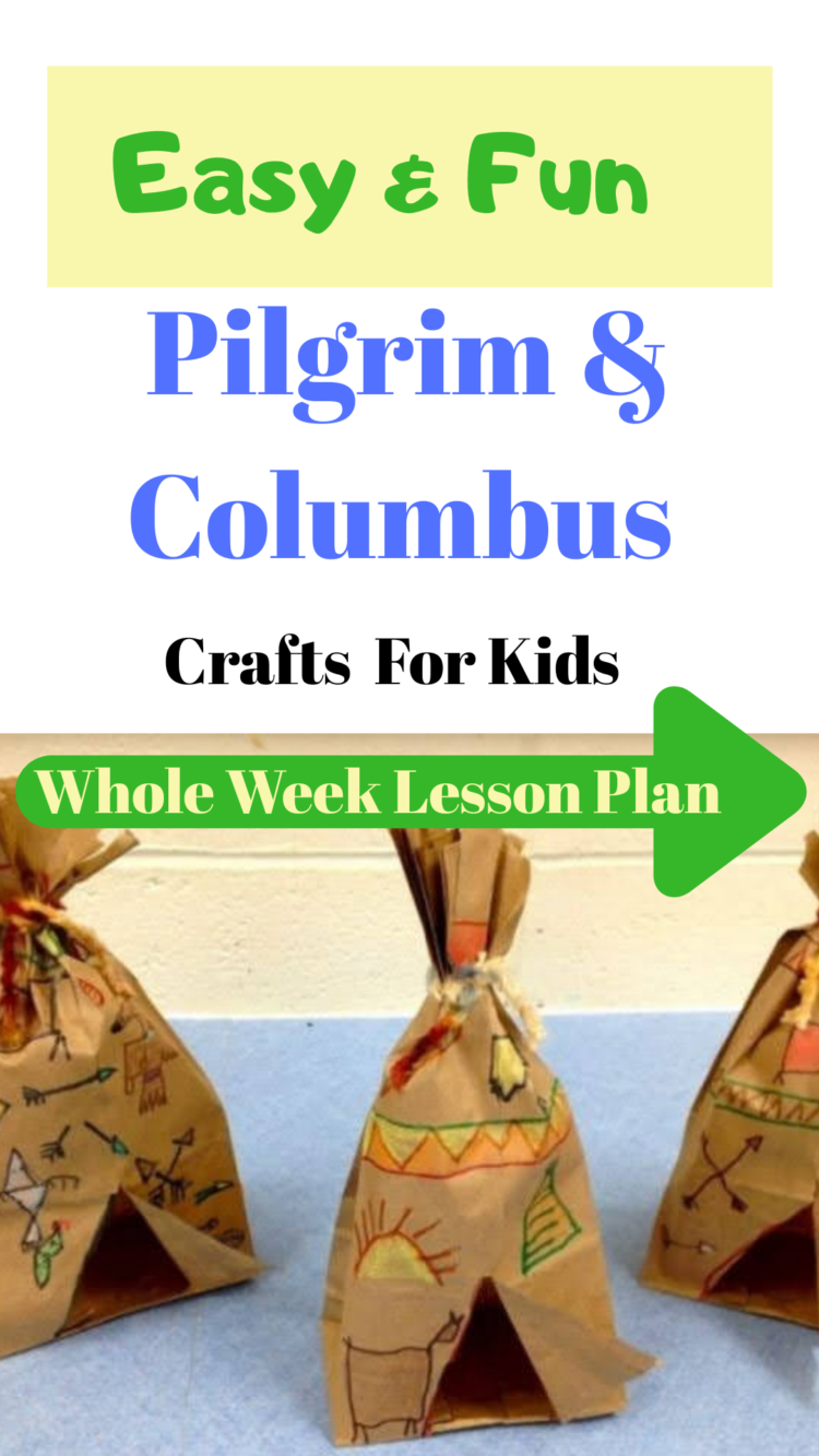 Pilgrim Themed Lesson Plans - Grade Pre-K -5