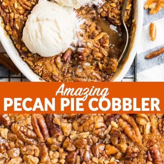 Pecan cobbler pie 