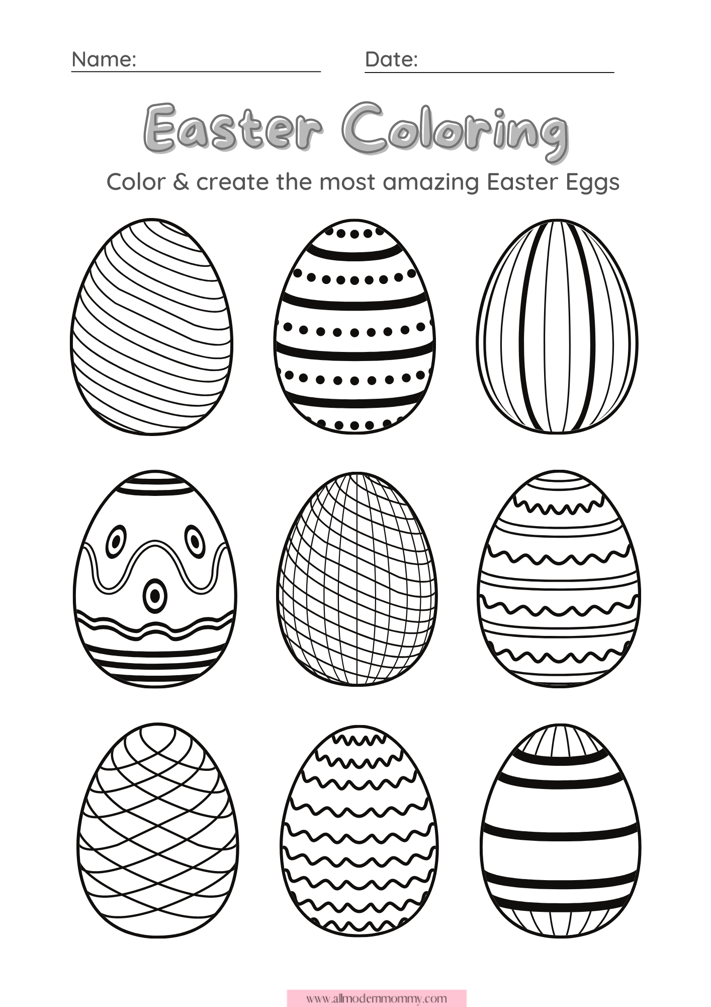 Easter Coloring Pages