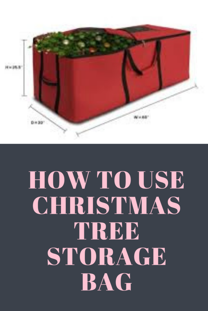 How to use Christmas tree storage  bag