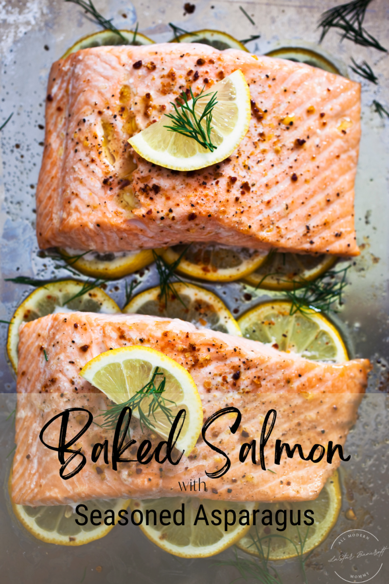 Easy Baked Salmon and Asparagus Meal