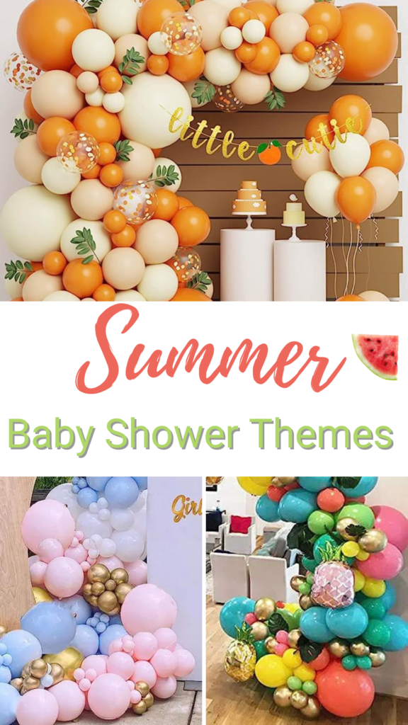 creative summer baby shower themes 