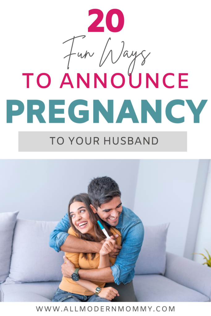 pregnancy announcement to husband
