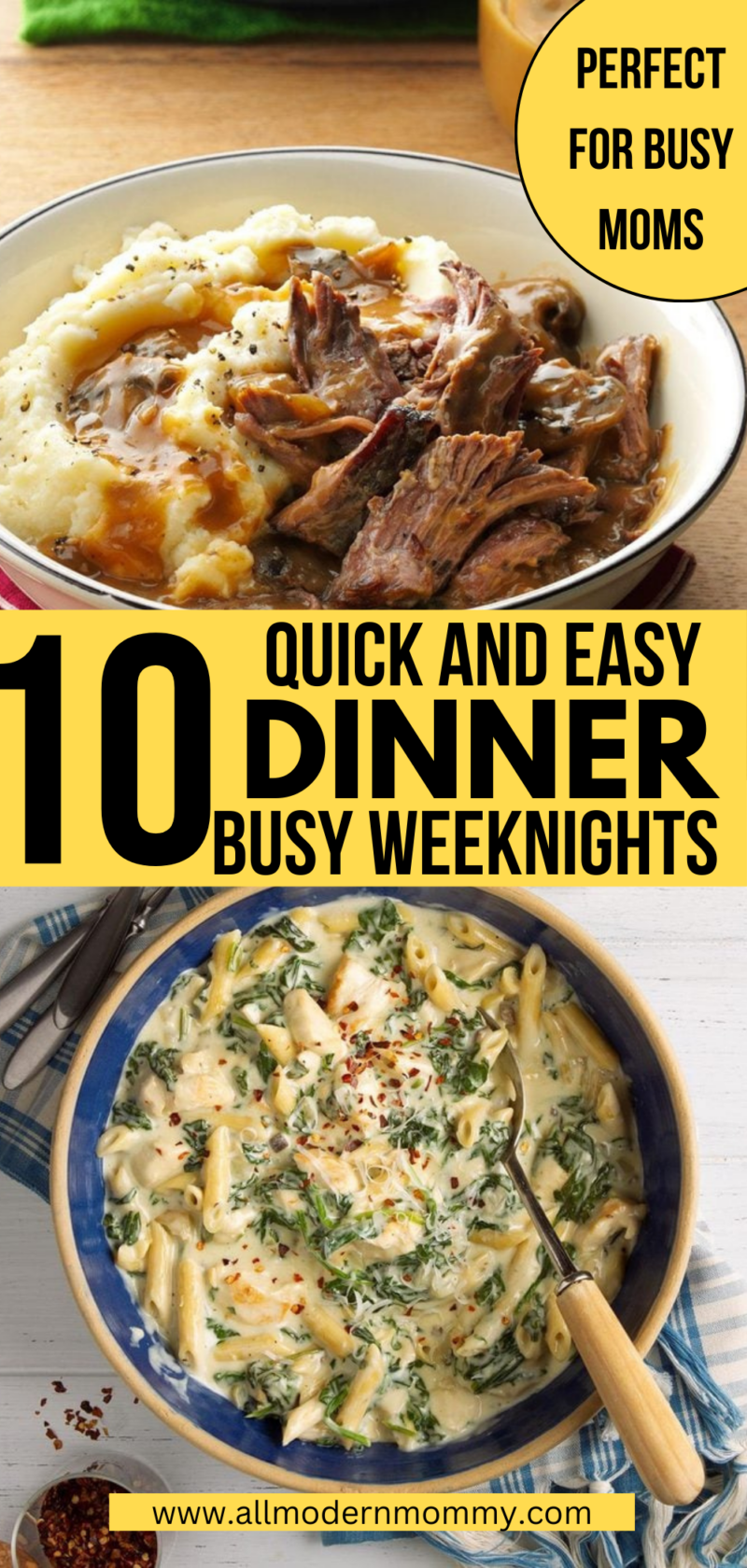 10 Easy and Delicious Dinner Recipes for Busy Weeknights