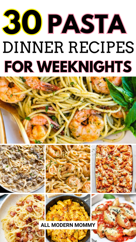 pasta dinner recipes for busy weeknights
