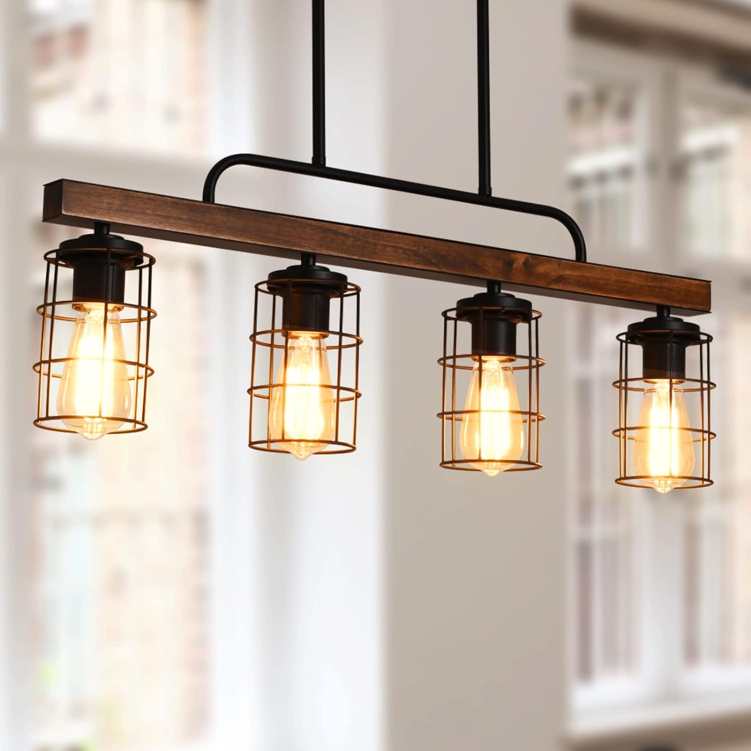 12 Rustic Farmhouse Dining Room Light Fixtures