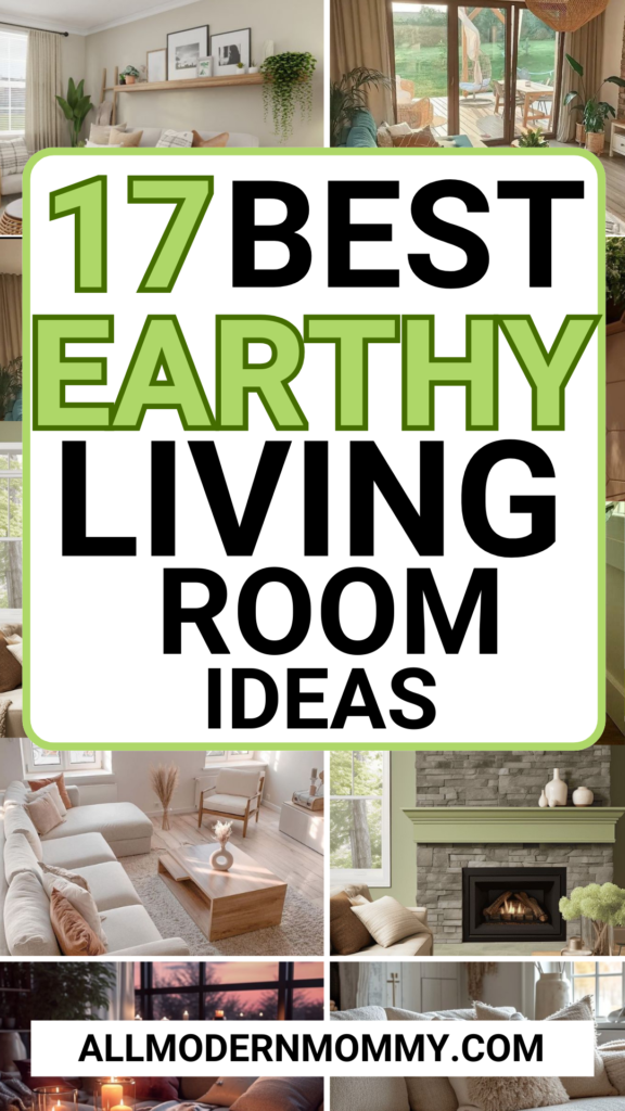 17 Earthy Living Room Ideas to Bring Nature Indoors
