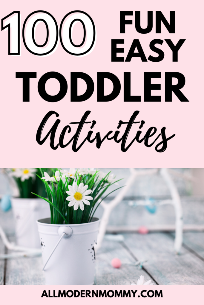 Colorful image showcasing a variety of toddler activities