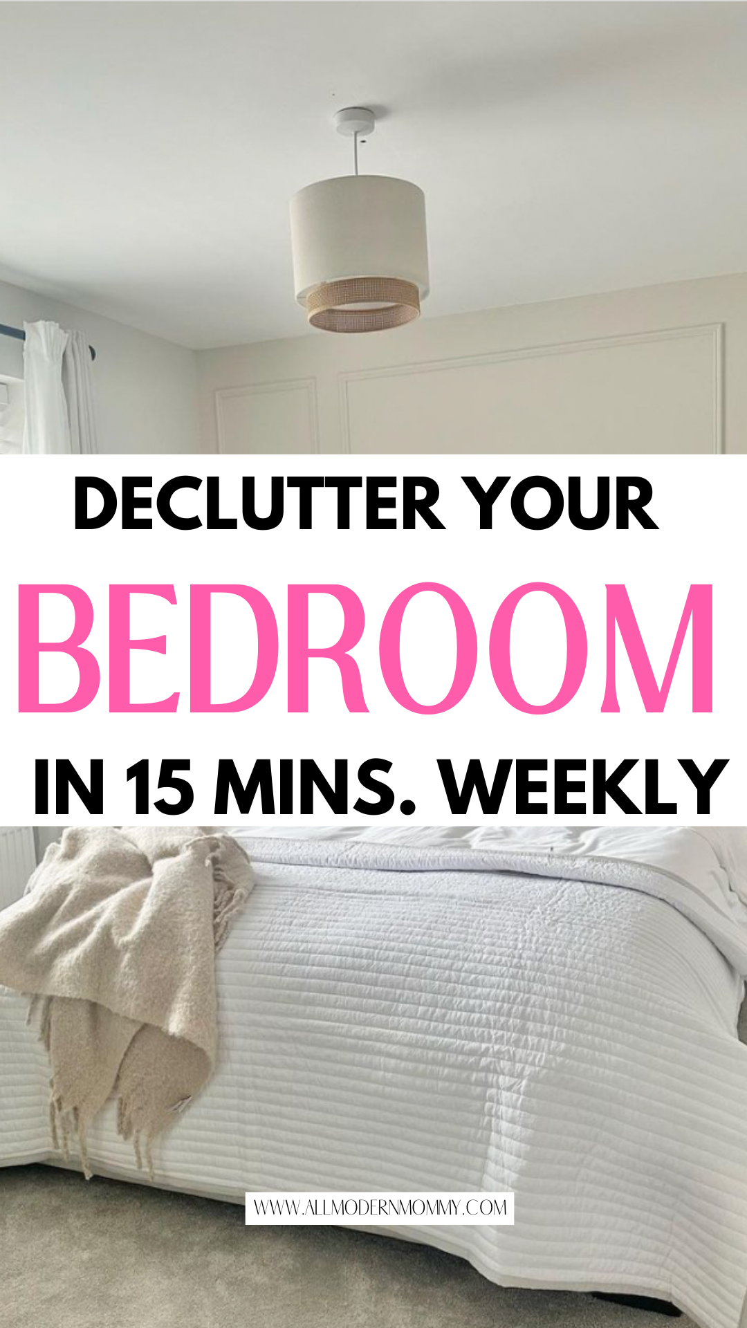 How to Declutter Bedroom in 15 Minutes