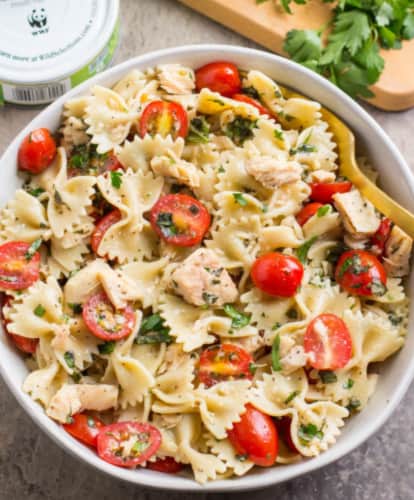 pasta salad- summer lunch ideas for kids