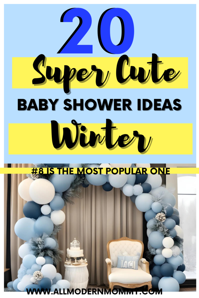 winter baby shower ideas 