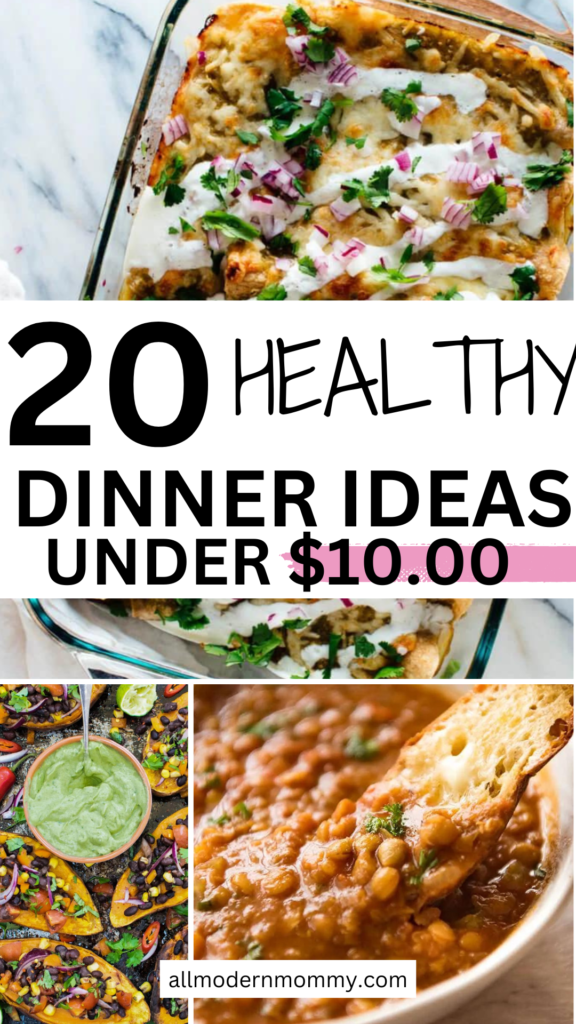 healthy meals under 10.00