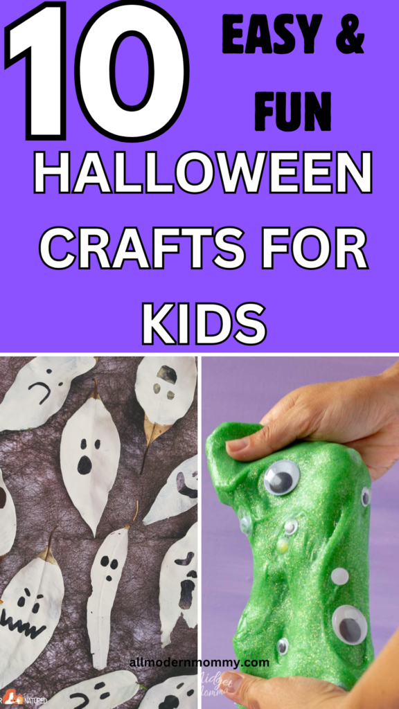 easy Halloween crafts for kids 