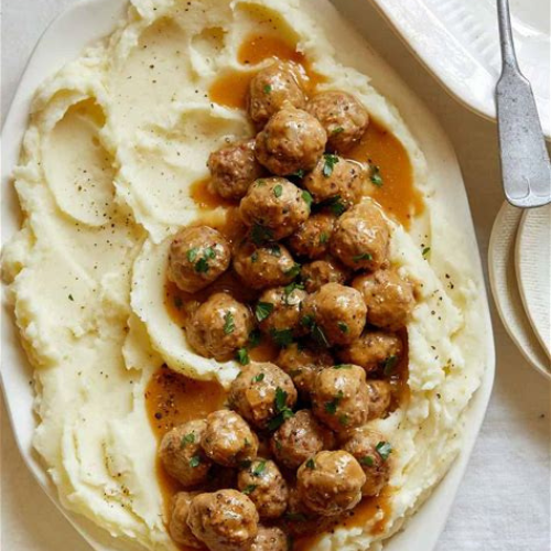 meatballs and mashed potatoes simple toddler meals