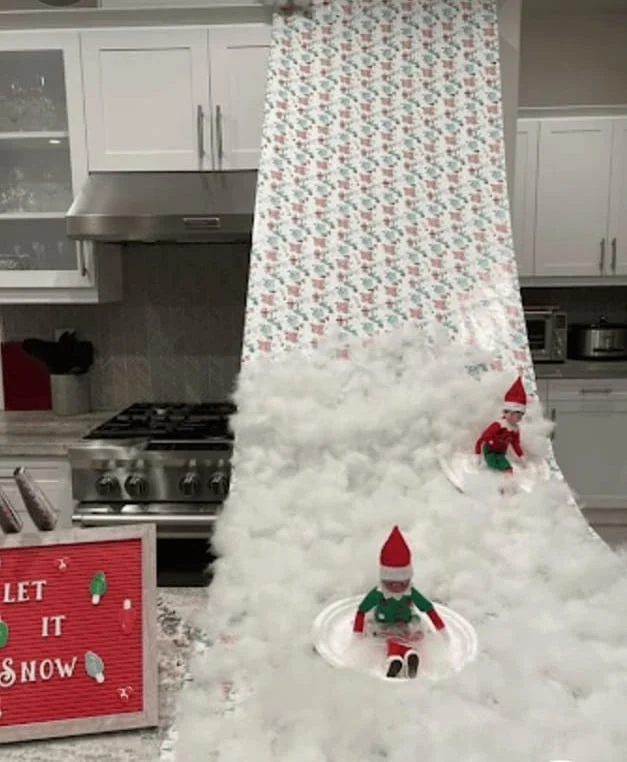 elf on the shelf arrival ideas