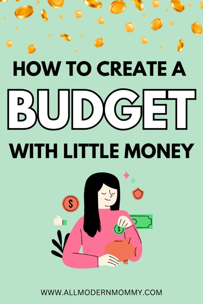 how to create a budget with little money