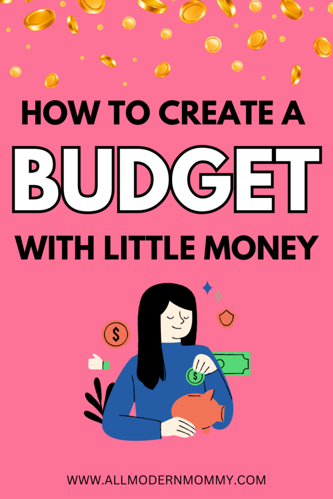 how to create a budget with little money