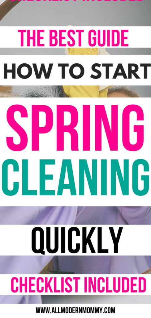 the best spring cleaning checklist 