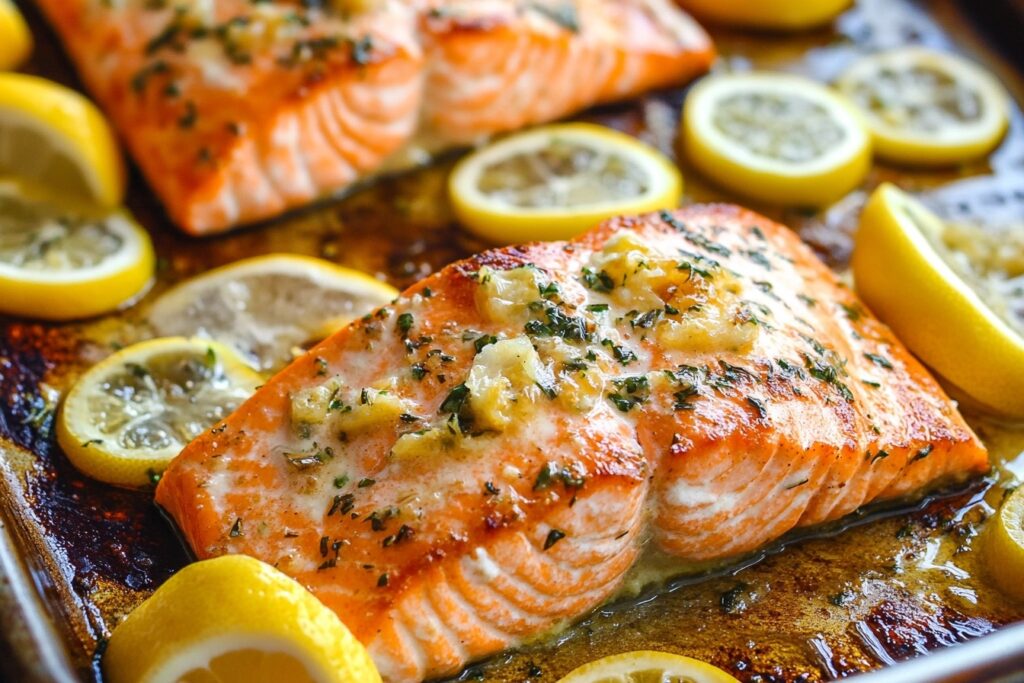 Garlic butter salmon