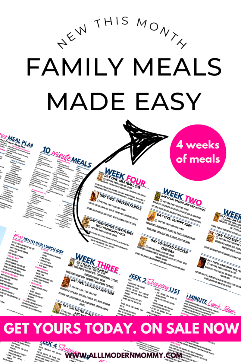 family meals made easy