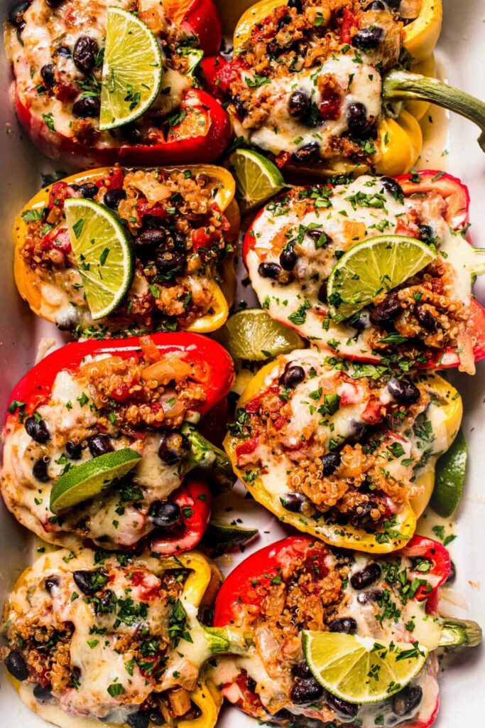 stuffed peppers with quonia 