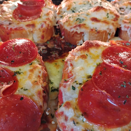 Garlic Bread Pizza Recipe