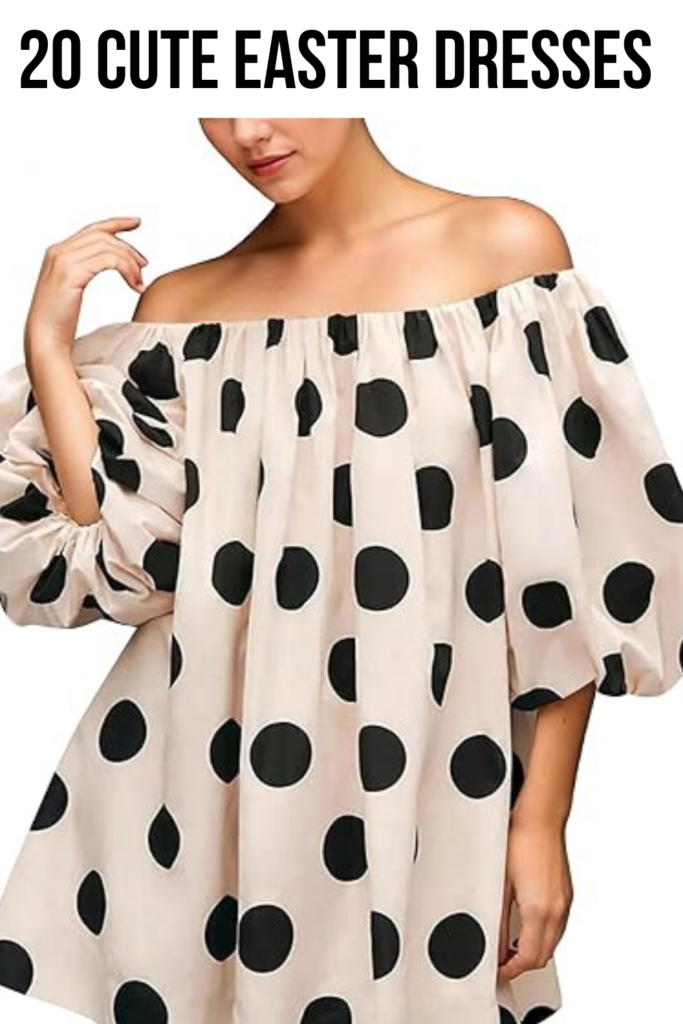 polka dot Easter dress